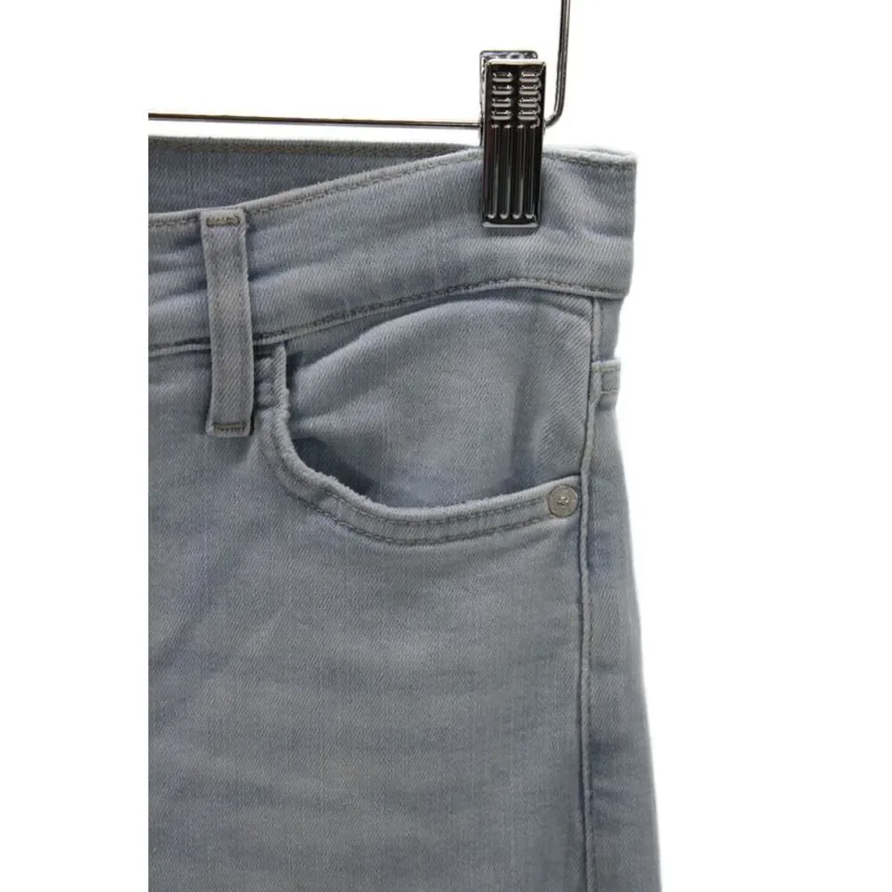 Frame Womens Cropped Wide Leg High Waist Jeans Light Blue Size 27